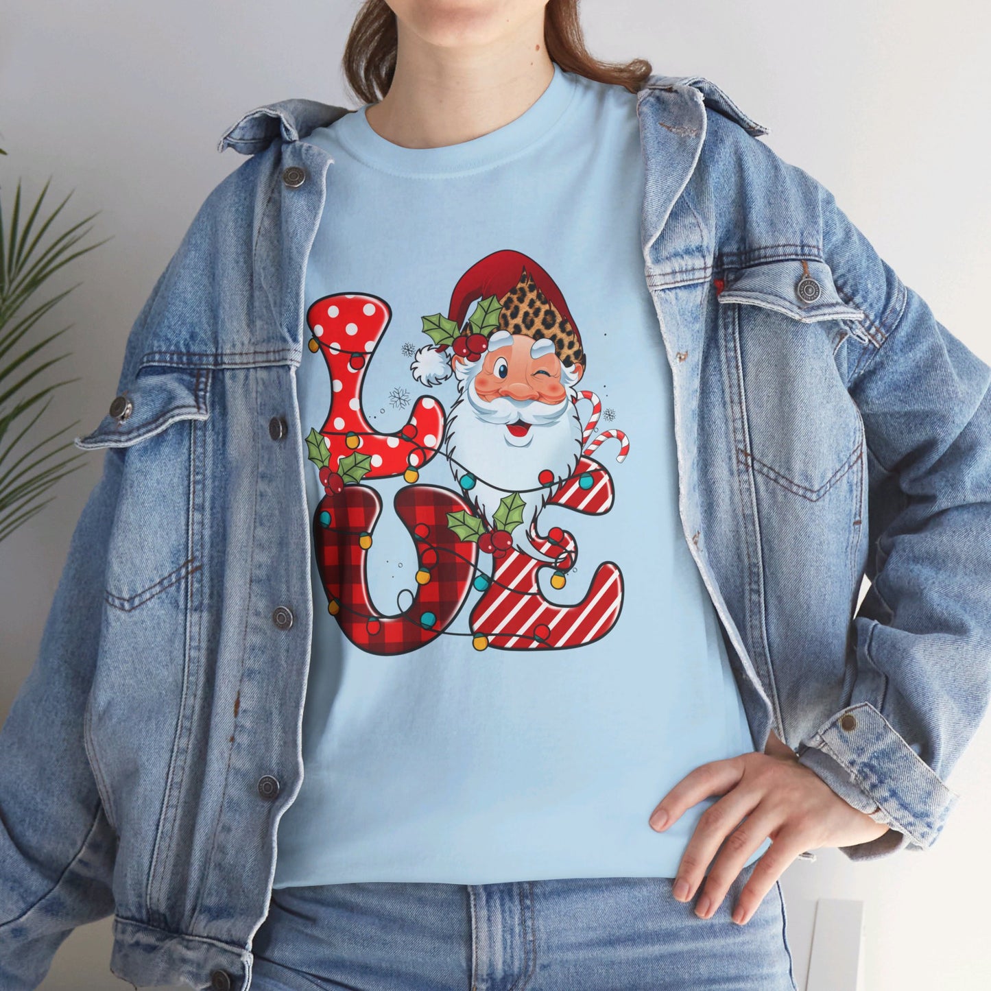 Festive Santa LOVE - T-Shirt