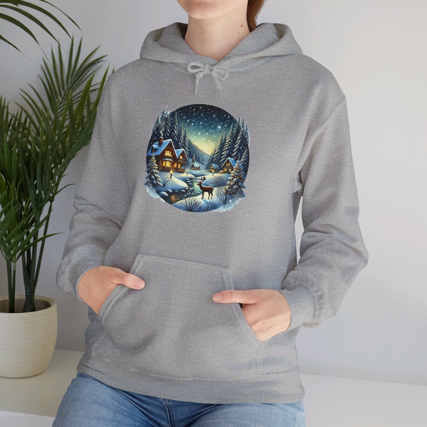 Reindeer Fueled Magic - Hooded Sweatshirt