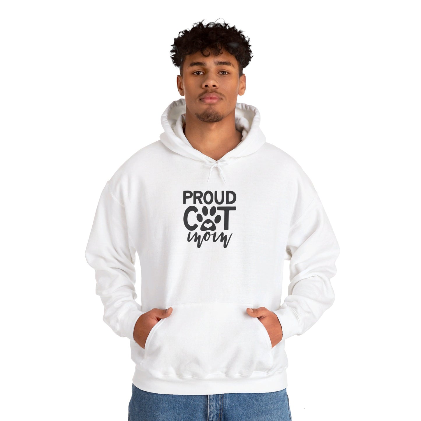 Proud Cat Mom Feline Love Forever - Hooded Sweatshirt