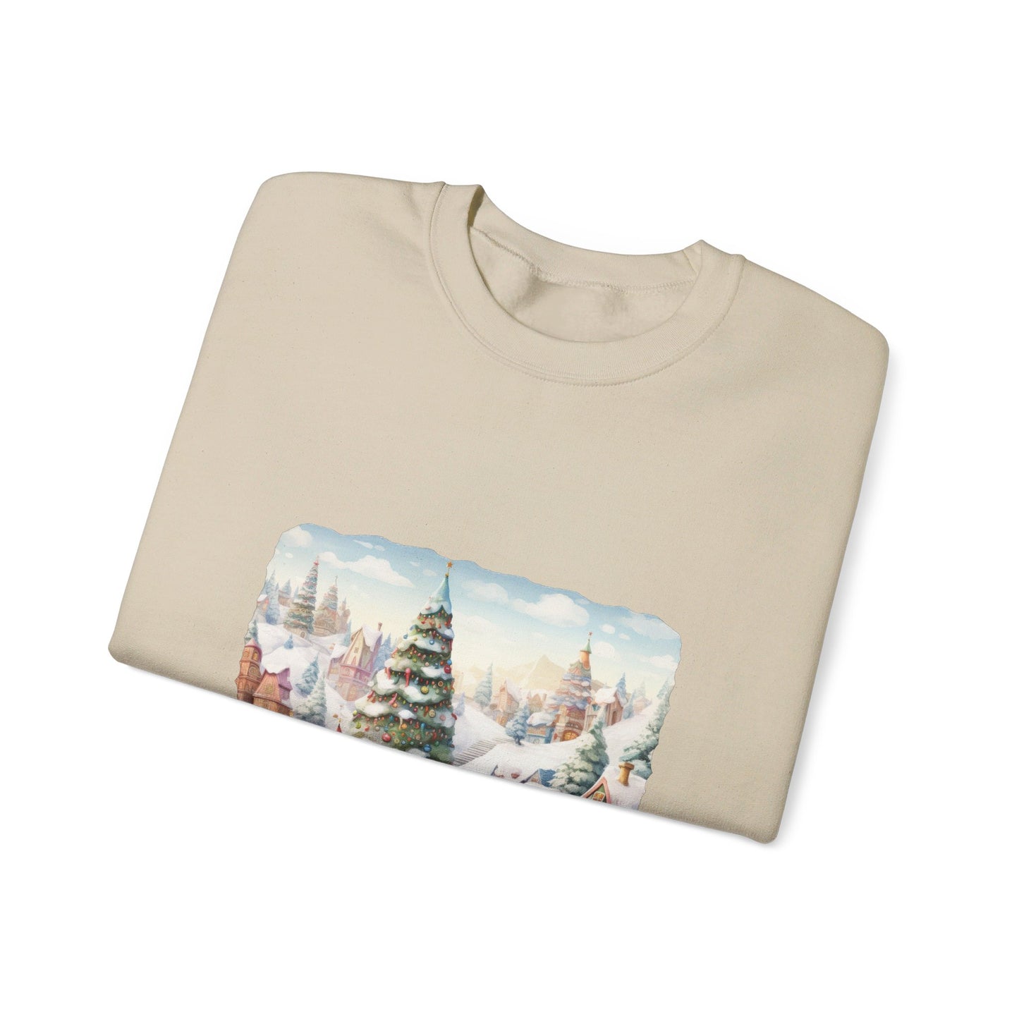 Snowy Christmas Village 16 - Sweatshirt