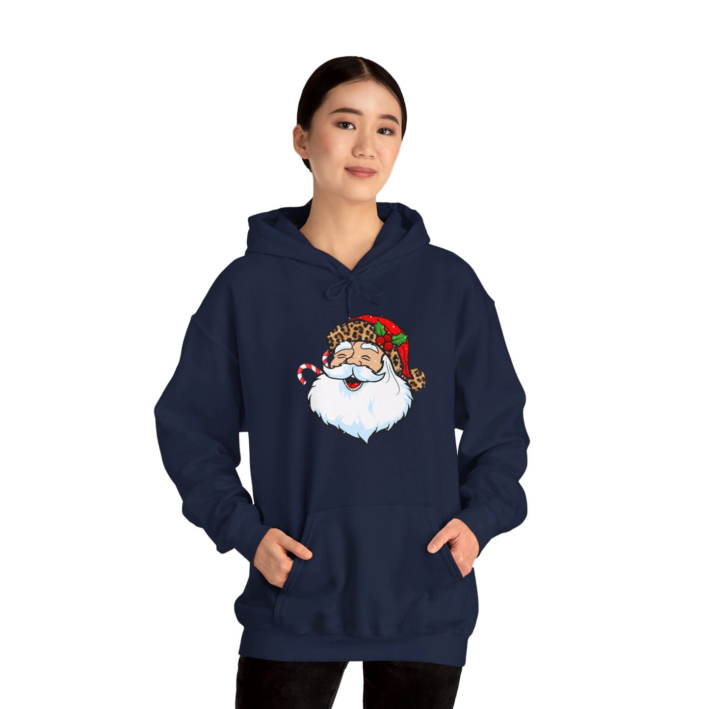 Festive Santa Claus - Hooded Sweatshirt