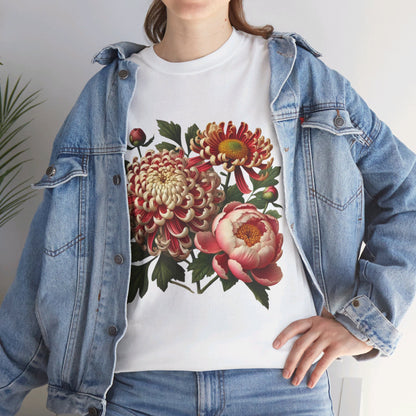 November Flowers - Birth Month - T-Shirt