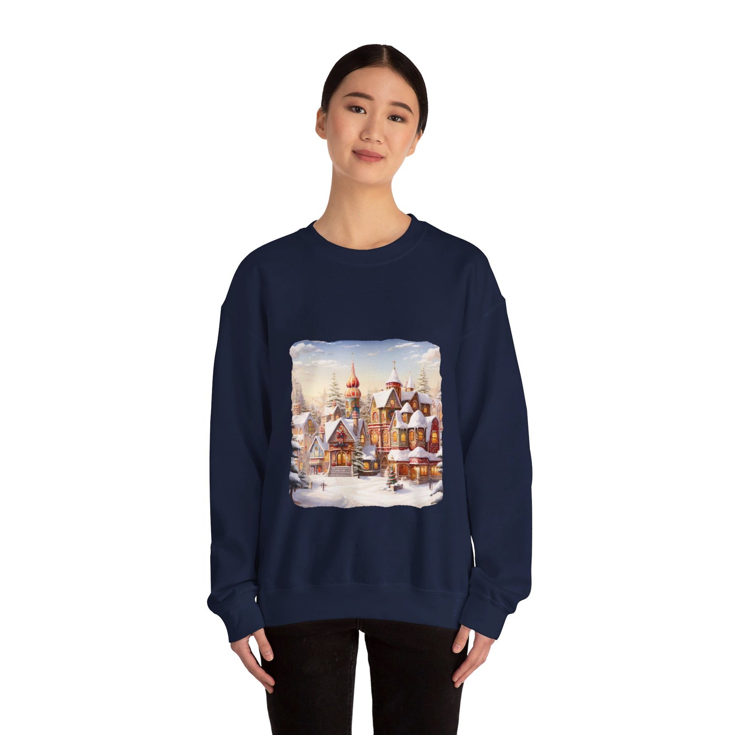 Snowy Christmas Village 12 - Sweatshirt