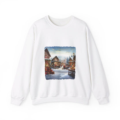 Snowy Christmas Village North Pole - Sweatshirt