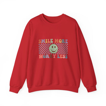 Smile More, Worry Less Sweatshirt