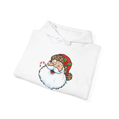 Festive Santa Claus - Hooded Sweatshirt