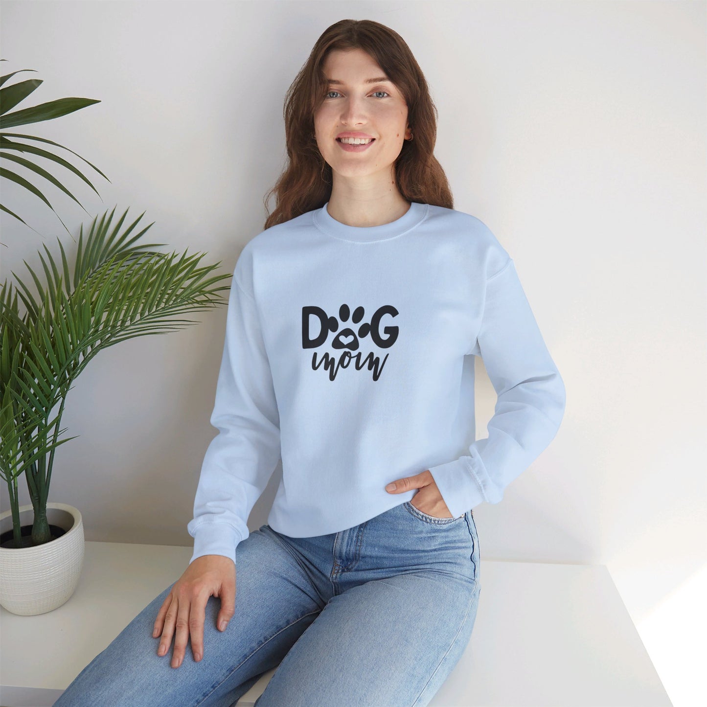 Dog Mom - Crewneck Sweatshirt