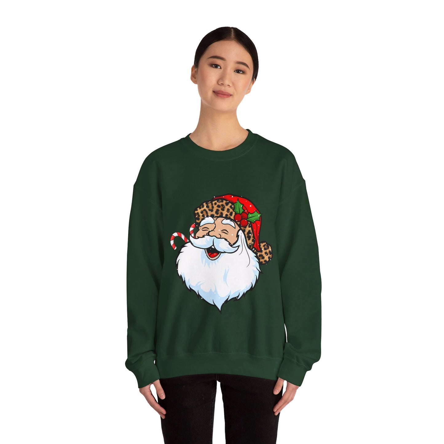 Happy Santa Claus - Christmas- Crewneck Sweatshirt