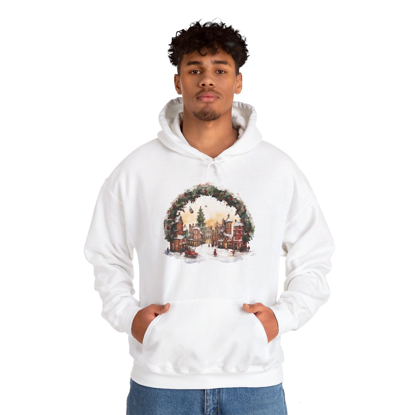 Christmas Village Charm - Hooded Sweatshirt