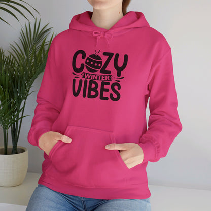 Cozy Up with Winter Vibes - Hooded Sweatshirt