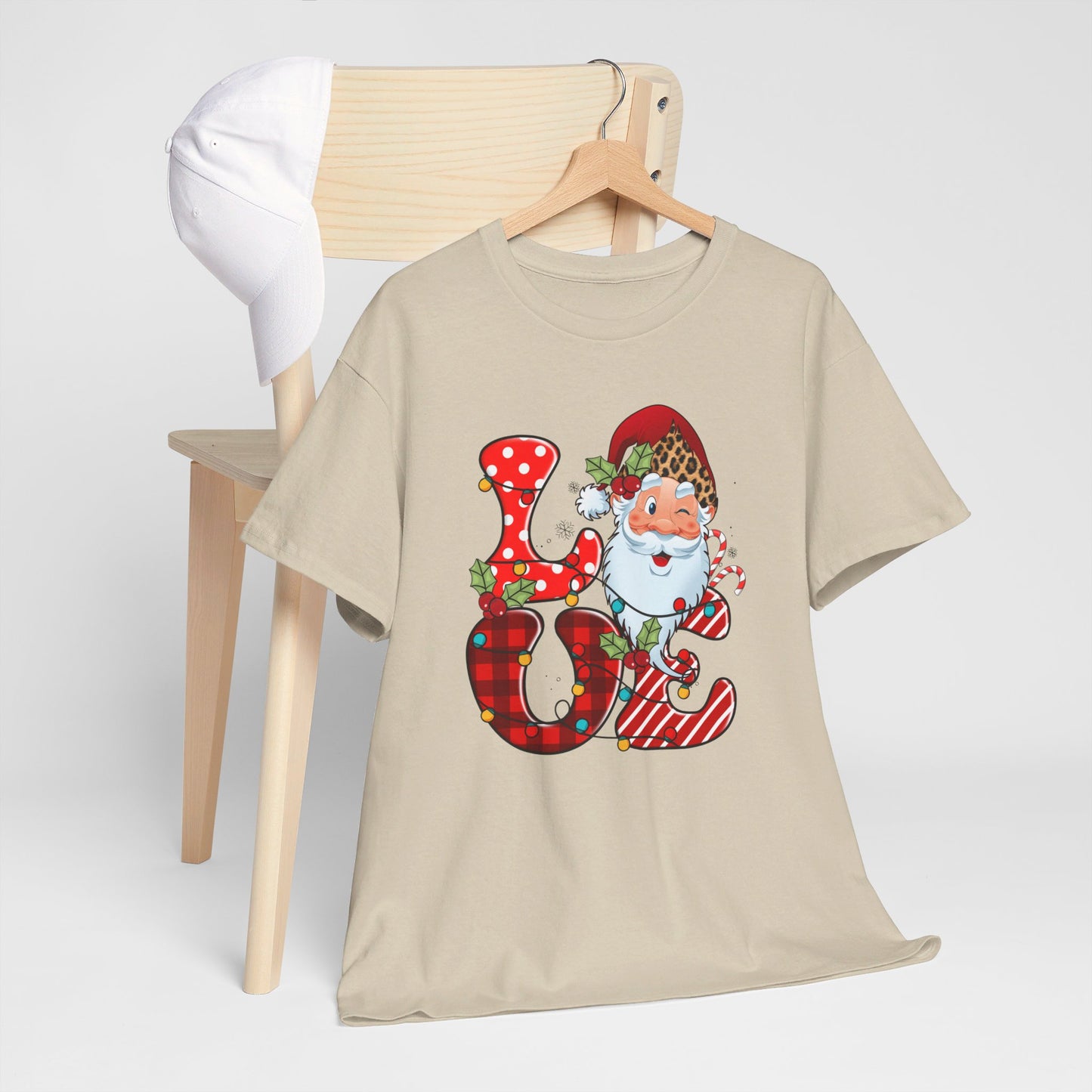 Festive Santa LOVE - T-Shirt