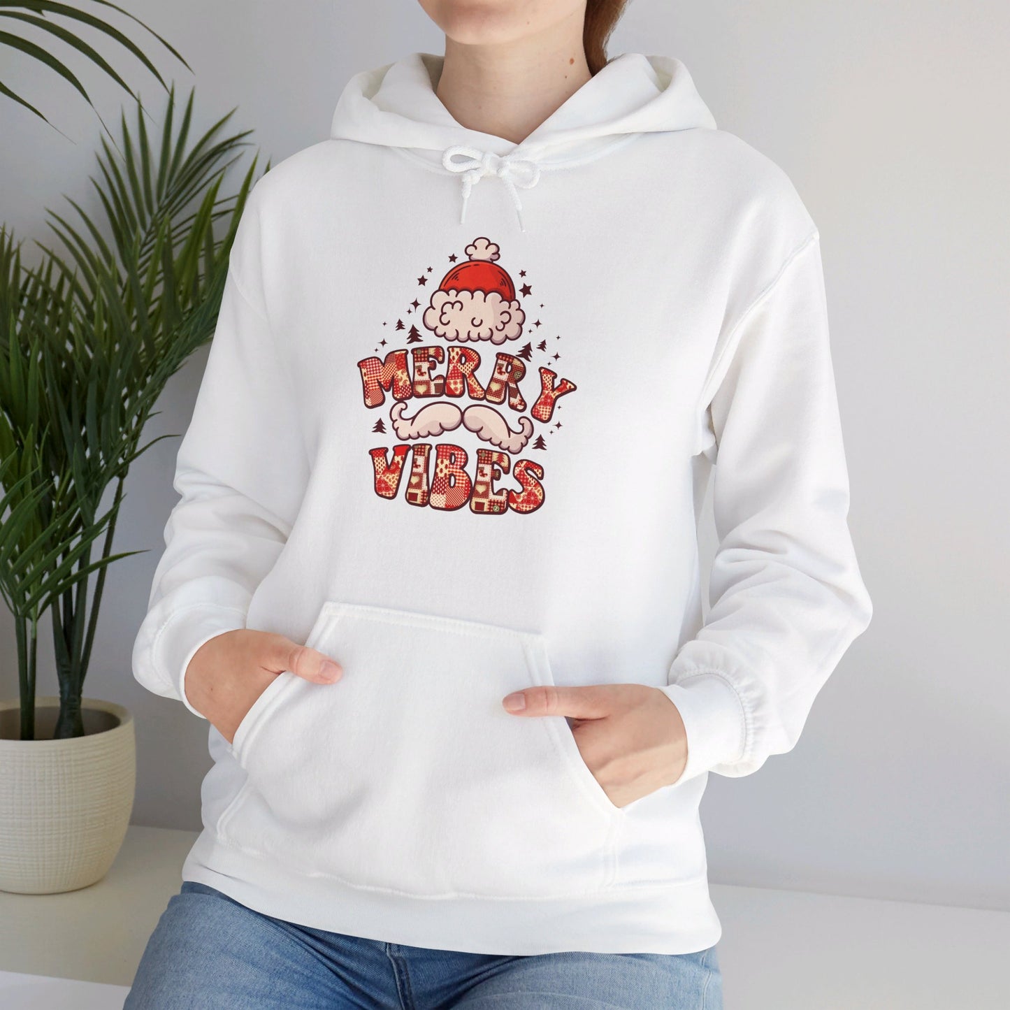 Merry Vibes - Hooded Sweatshirt