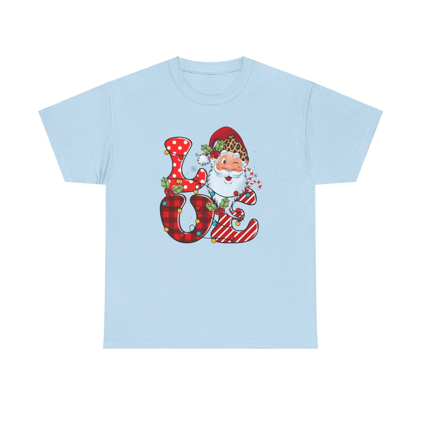 Festive Santa LOVE - T-Shirt