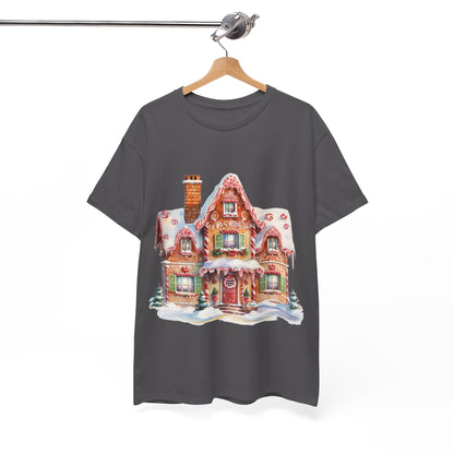 Christmas Snowy Village-14-T-Shirt