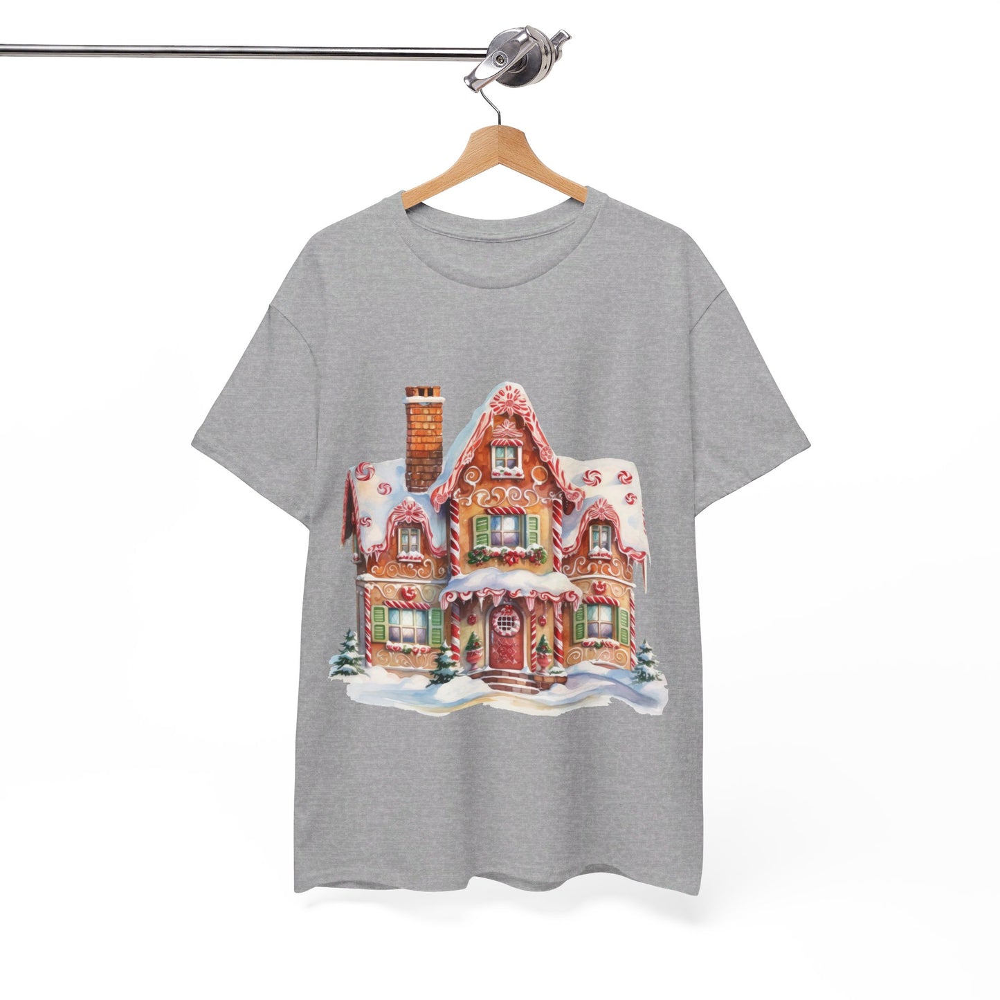 Christmas Snowy Village-14-T-Shirt