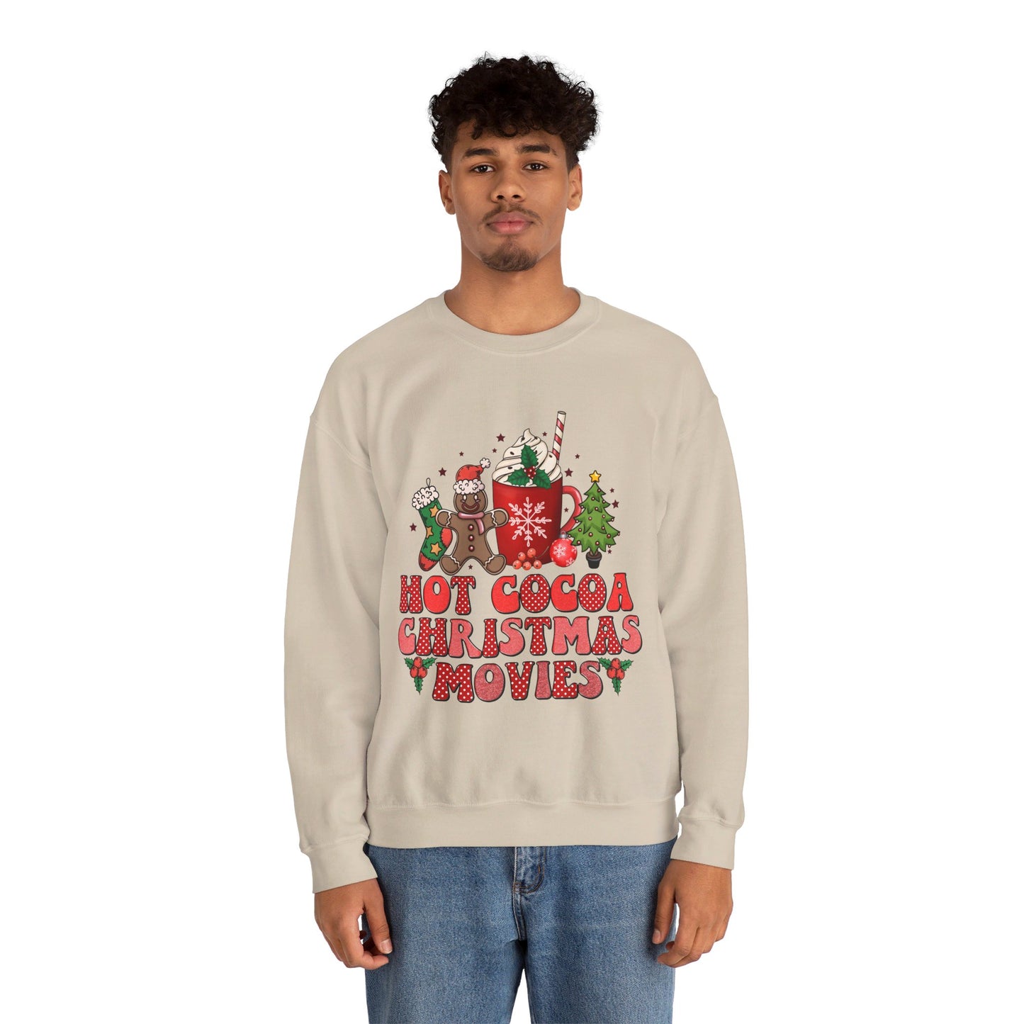 Hot Cocoa Christmas Movies - Crewneck Sweatshirt