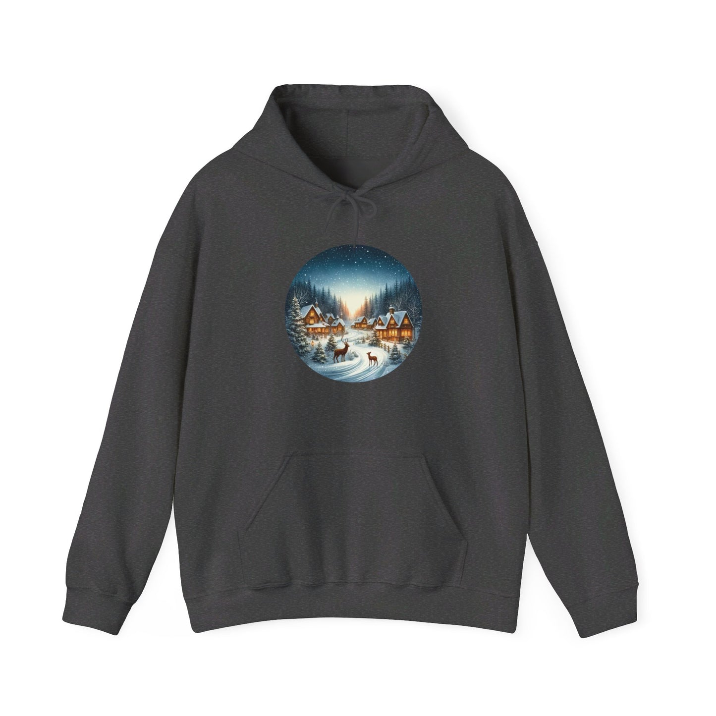 Magical Snowy Night - Hooded Sweatshirt