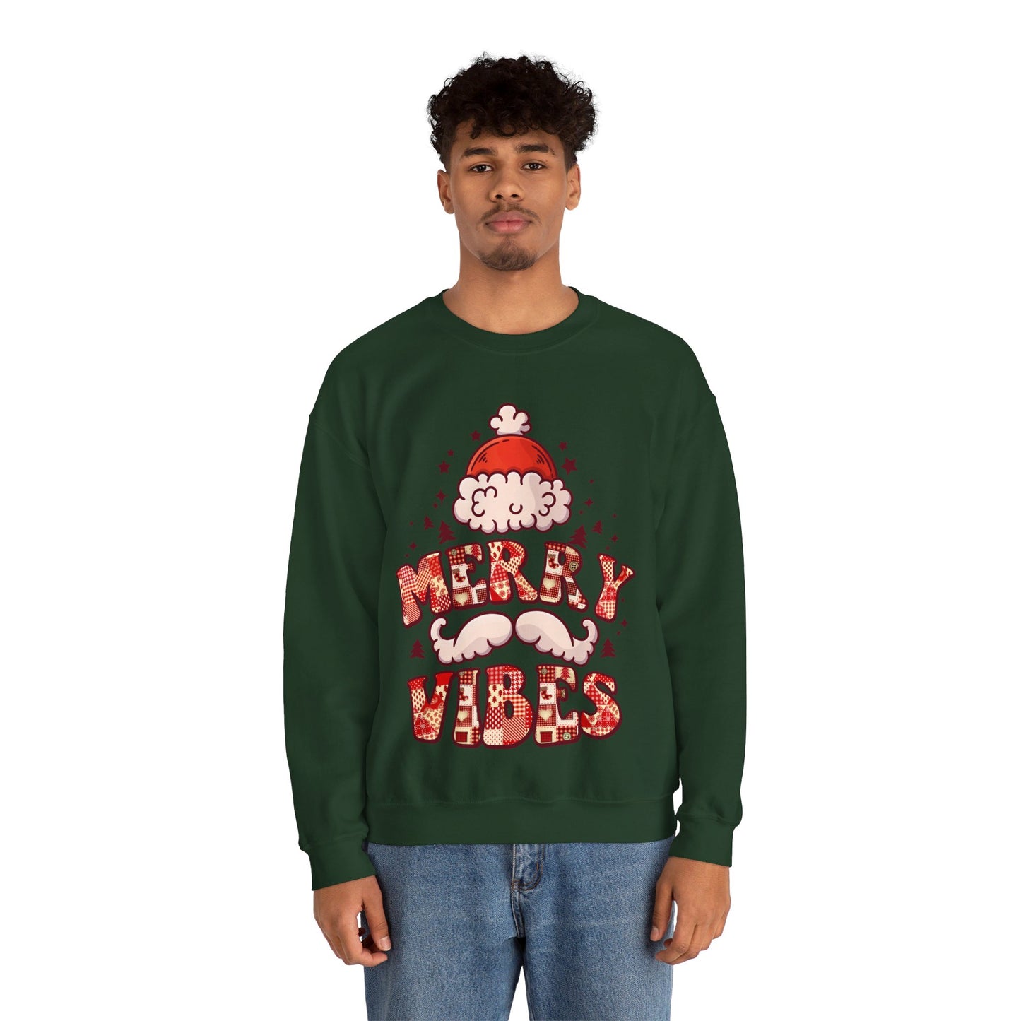 Merry Vibes - Crewneck Sweatshirt