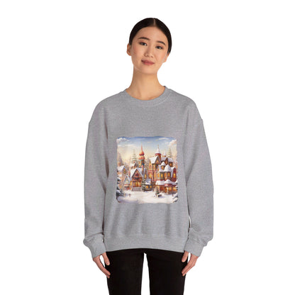 Snowy Christmas Village 12 - Sweatshirt