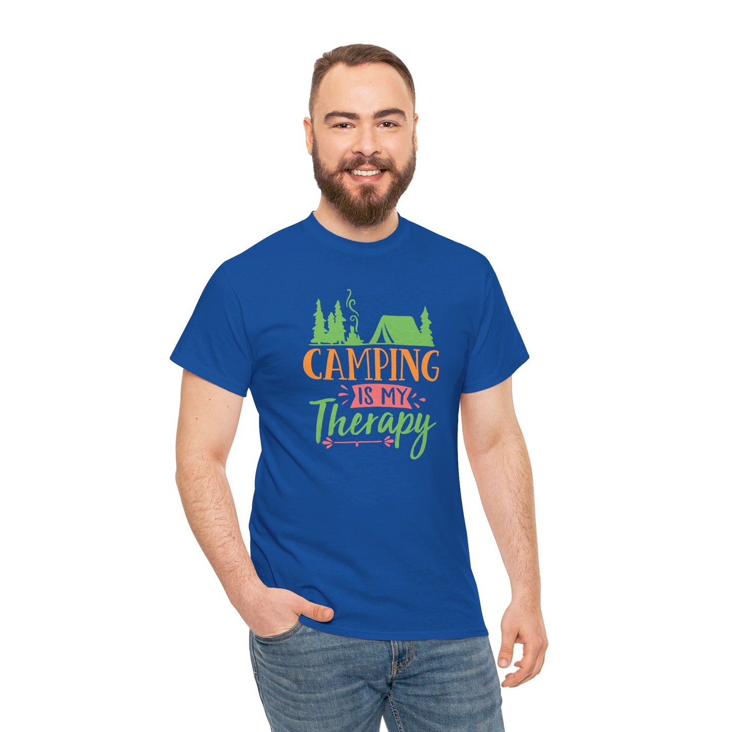 Camping Is My Therapy - T-Shirt