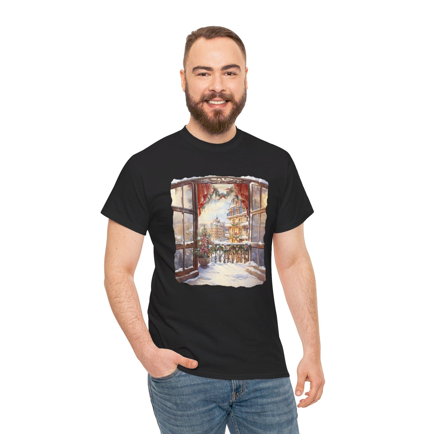 Christmas City To The Window  - T-Shirt