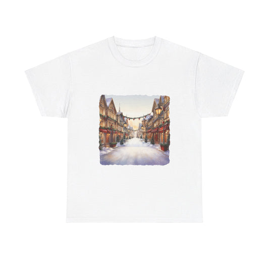 Snowy Christmas Village 9 - T-Shirt