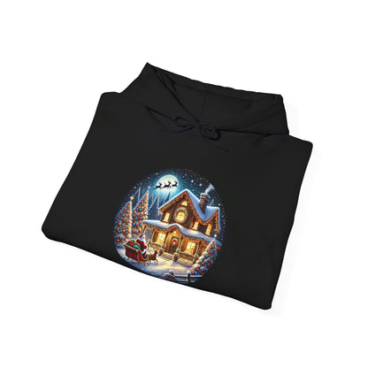 Santa's Joyful Ride - Hooded Sweatshirt