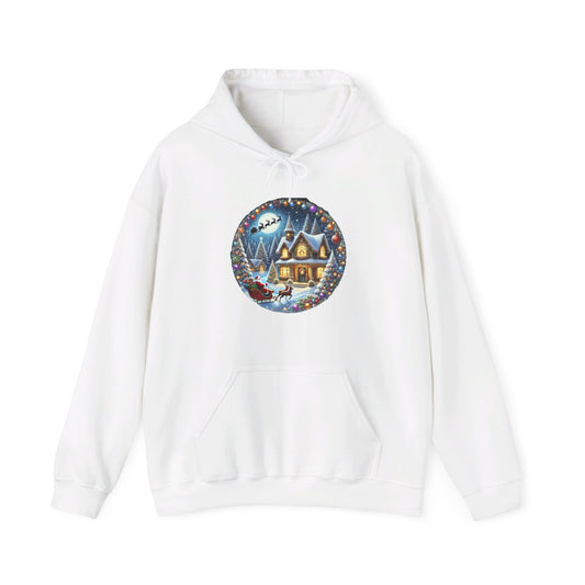 Festive Santa Sleigh - Hooded Sweatshirt