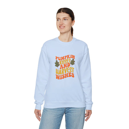 Pumpkin Kisses And Harvest Wishes - Sweatshirt