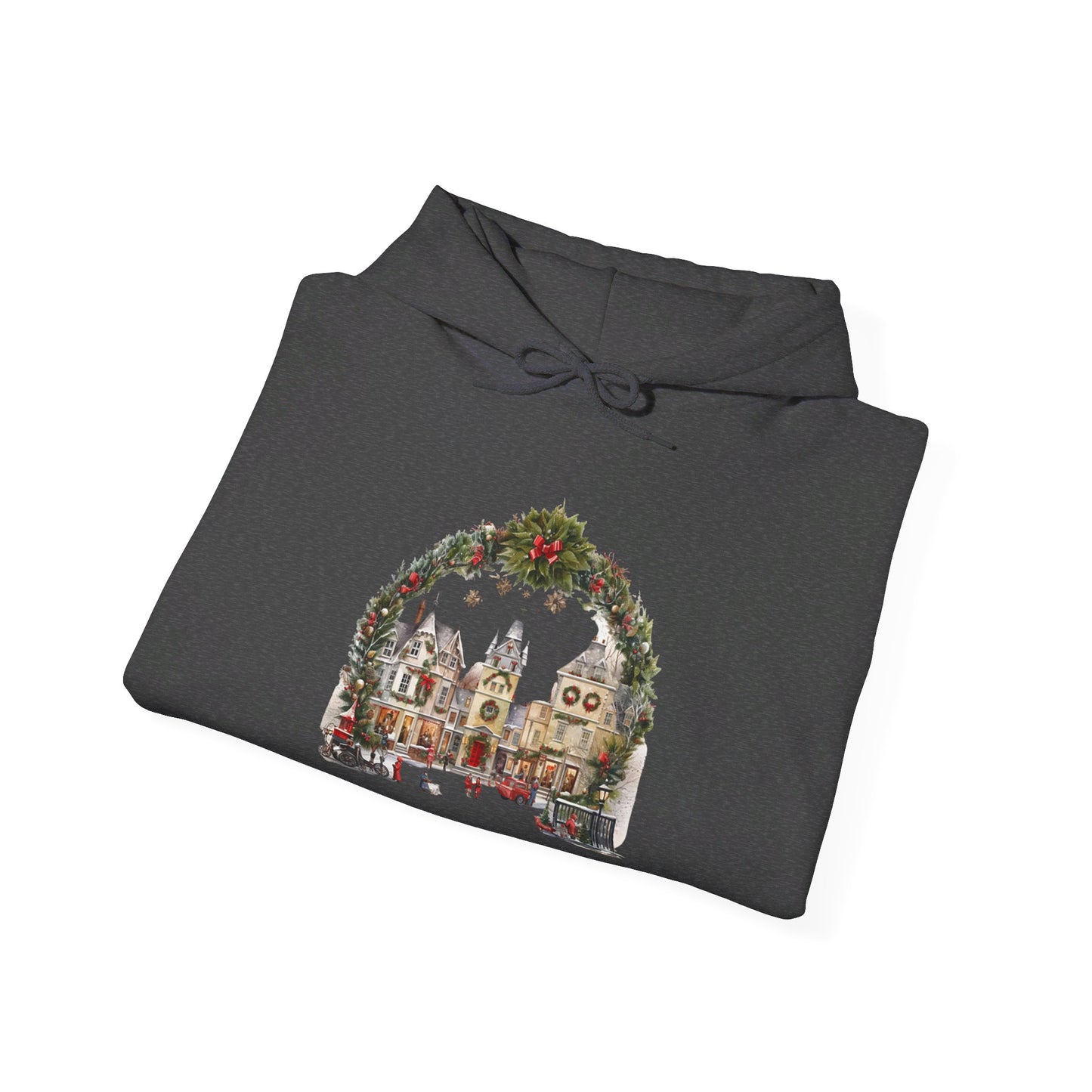 Village Christmas Eve - Hooded Sweatshirt