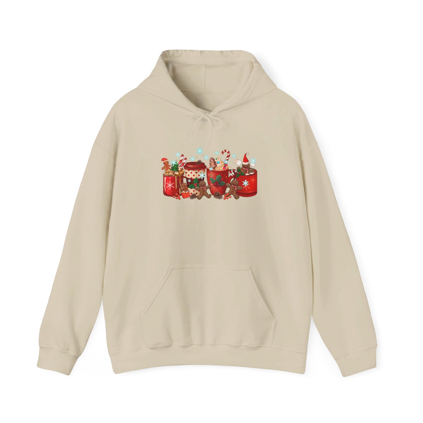 Christmas Cocoa & Gingerbread Delight - Hooded Sweatshirt