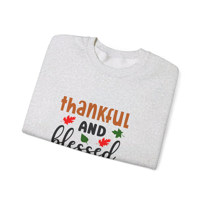 Thankful And Blessed - Crewneck Sweatshirt