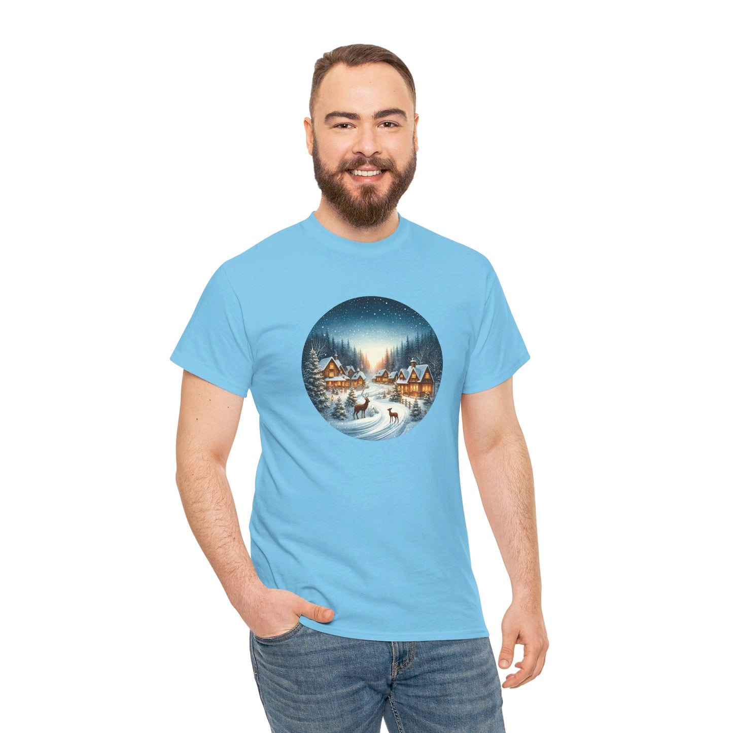 Magical Snowy Night - T-Shirt