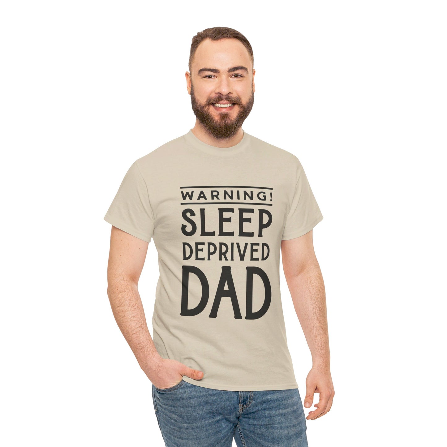 Warning Sleep Deprived Dad - T-Shirt