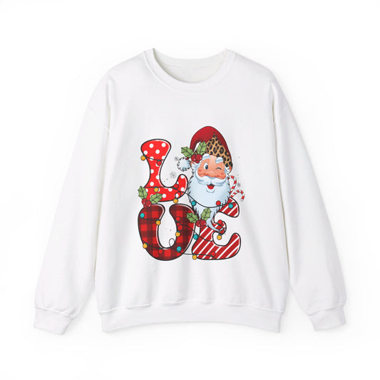 Love - Santa Claus - Christmas- Crewneck Sweatshirt