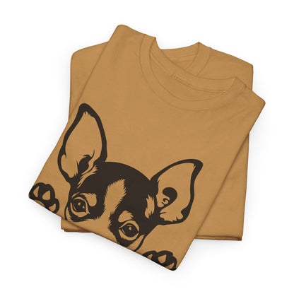 Peeking Chihuahua, Pure Cuteness - T-Shirt