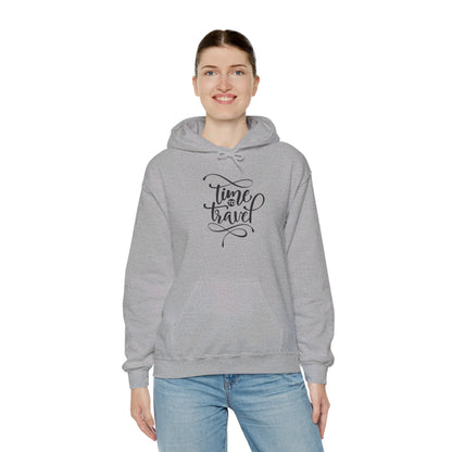 Adventure Awaits, Time to Travel Now - Hooded Sweatshirt