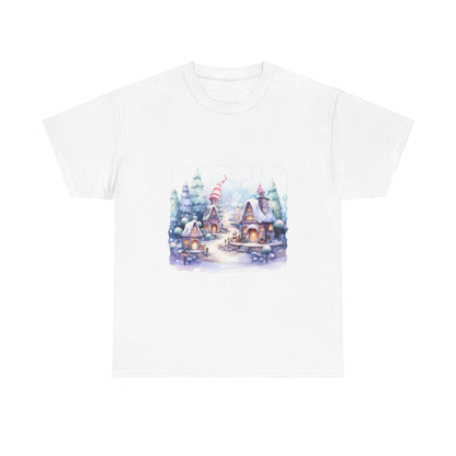 Snowy Christmas Village 4 - T-Shirt