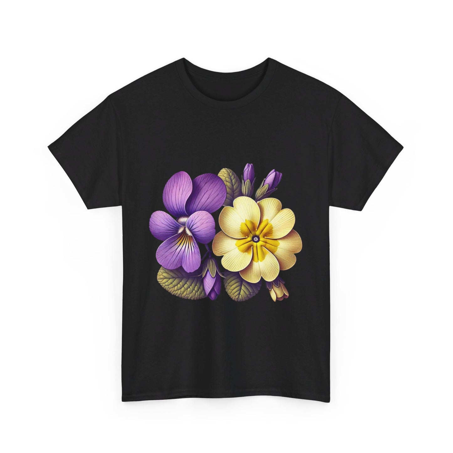 February Flowers - Birth Month - T-Shirt