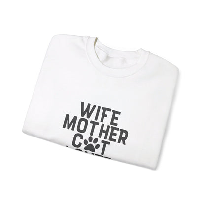 Wife Mother Cat Lover - Sweatshirt