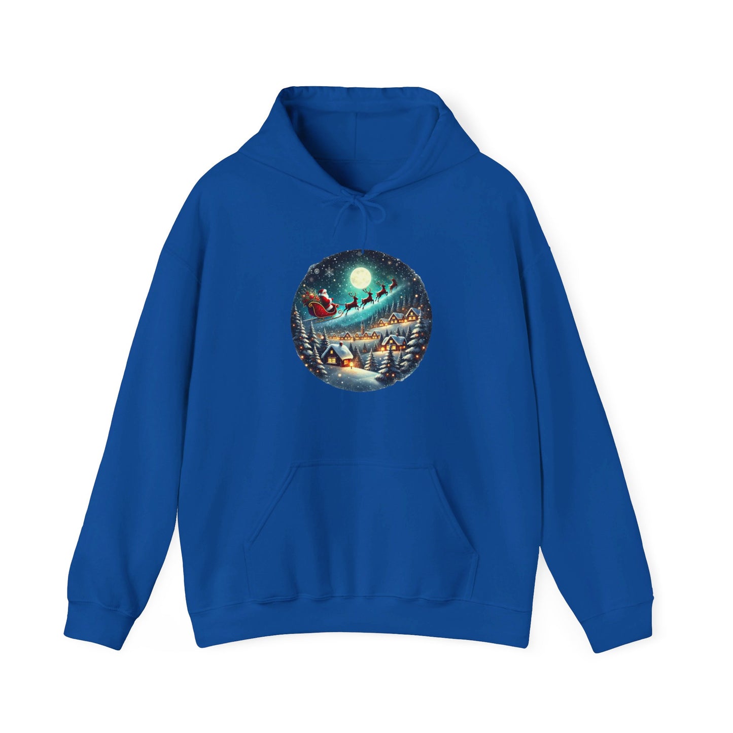 Moonlit Santa Ride - Hooded Sweatshirt