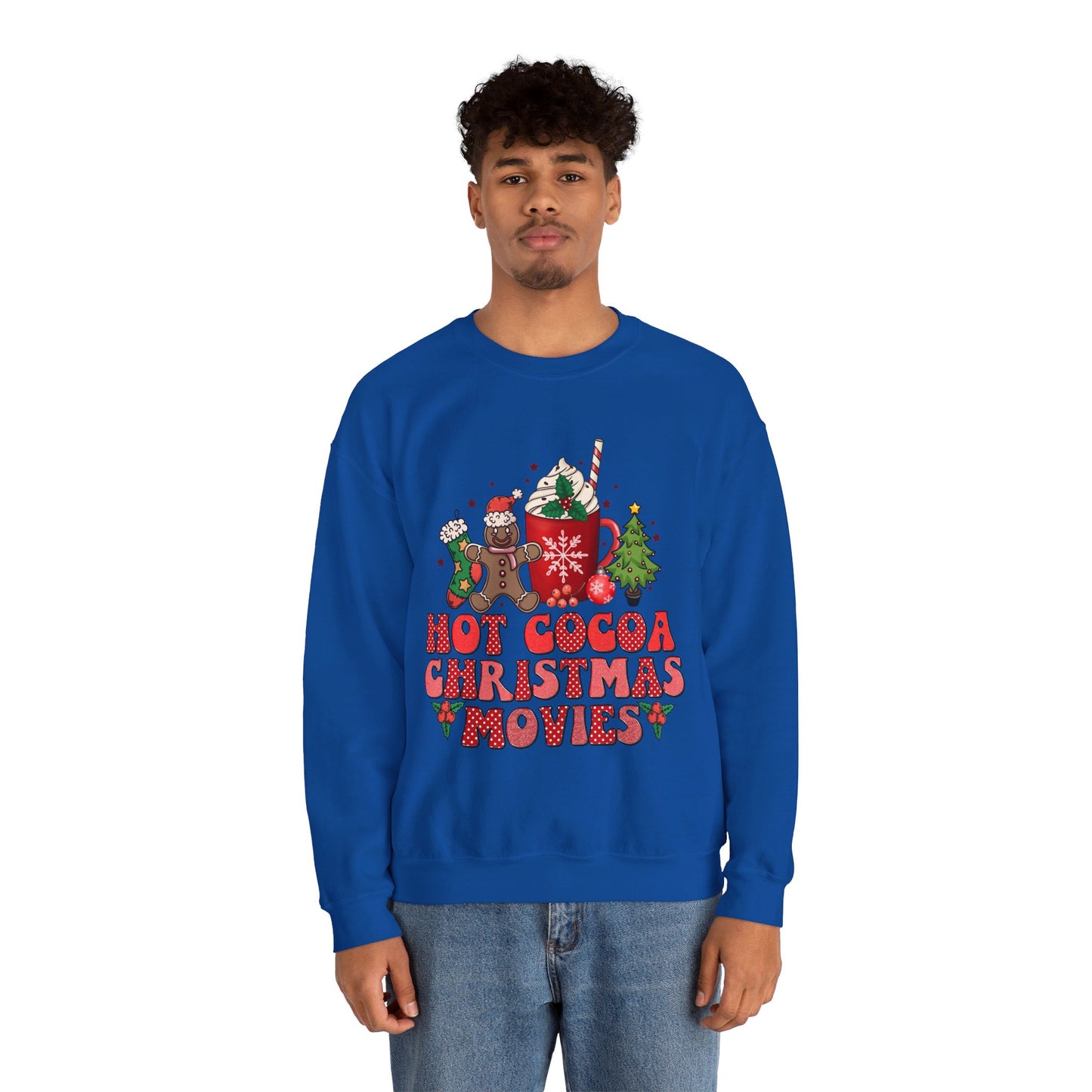 Hot Cocoa Christmas Movies - Crewneck Sweatshirt