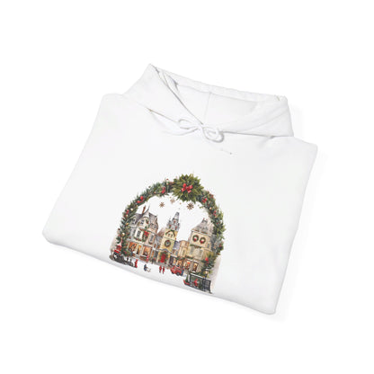 Village Christmas Eve - Hooded Sweatshirt