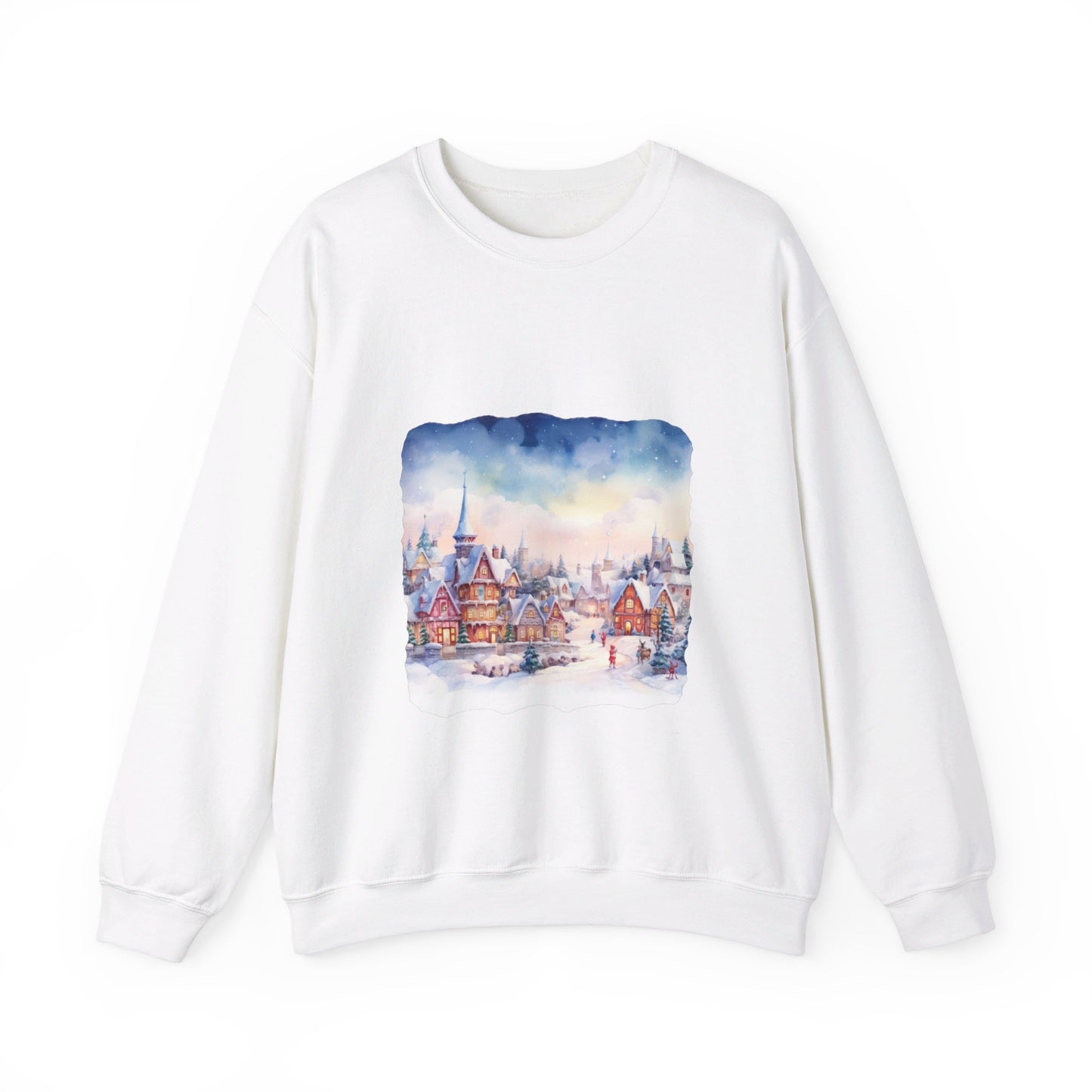 Snowy Christmas Village 7 - Sweatshirt