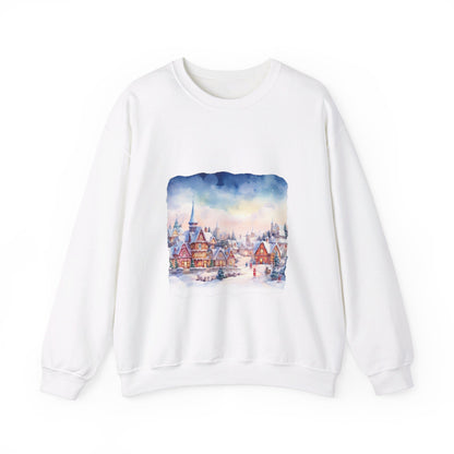 Snowy Christmas Village 7 - Sweatshirt