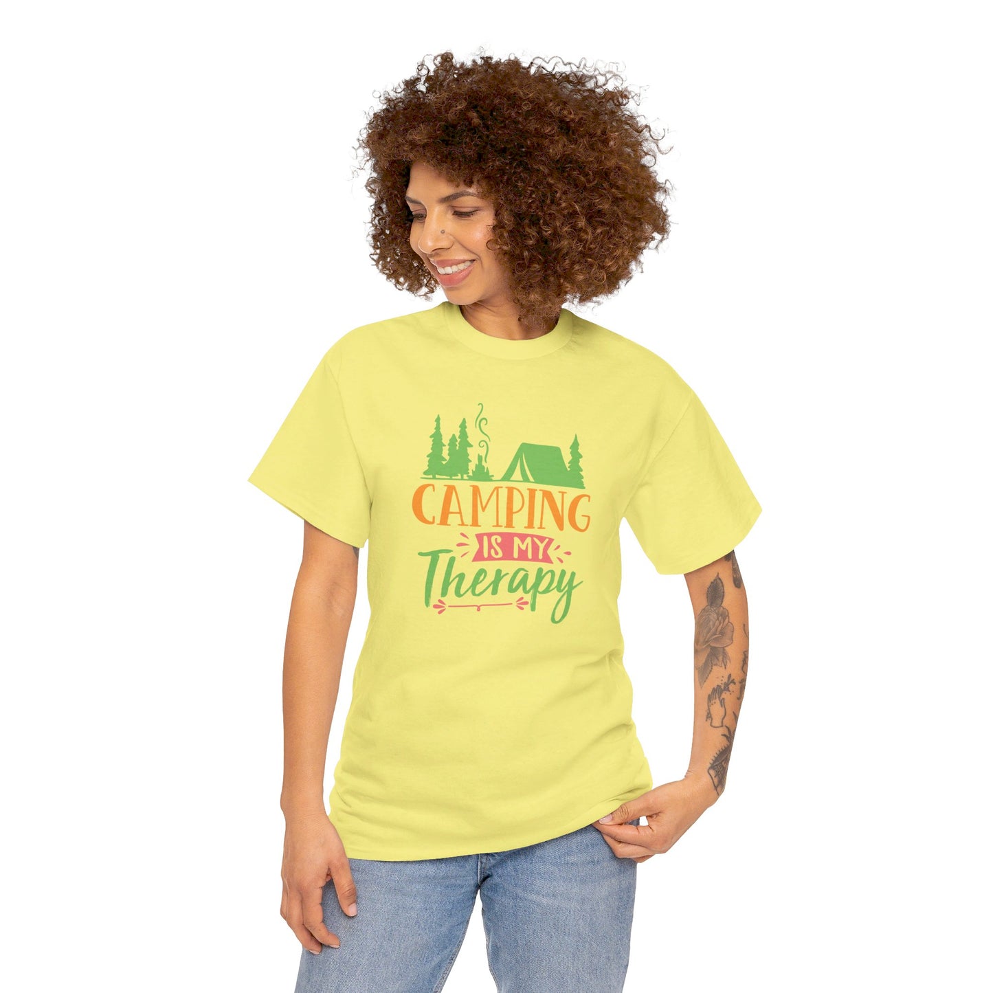 Camping Is My Therapy - T-Shirt