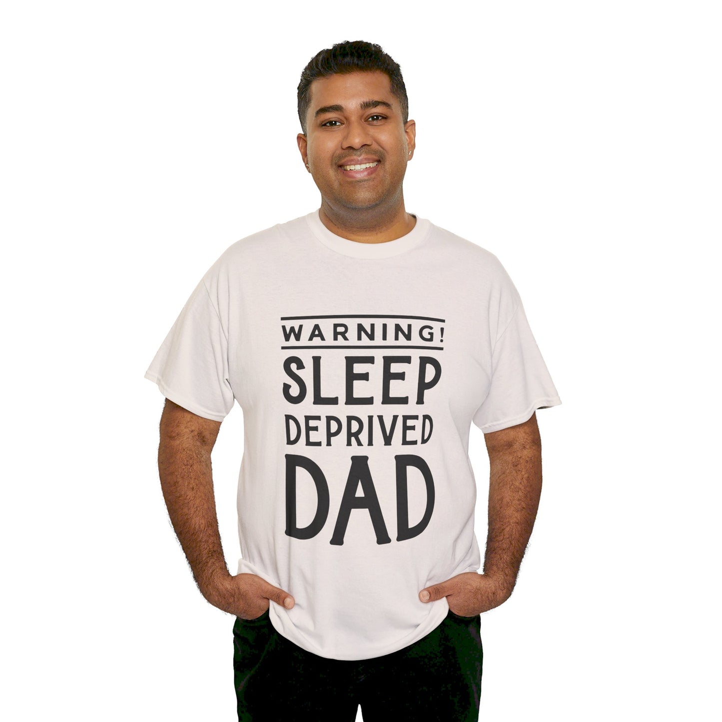 Warning Sleep Deprived Dad - T-Shirt