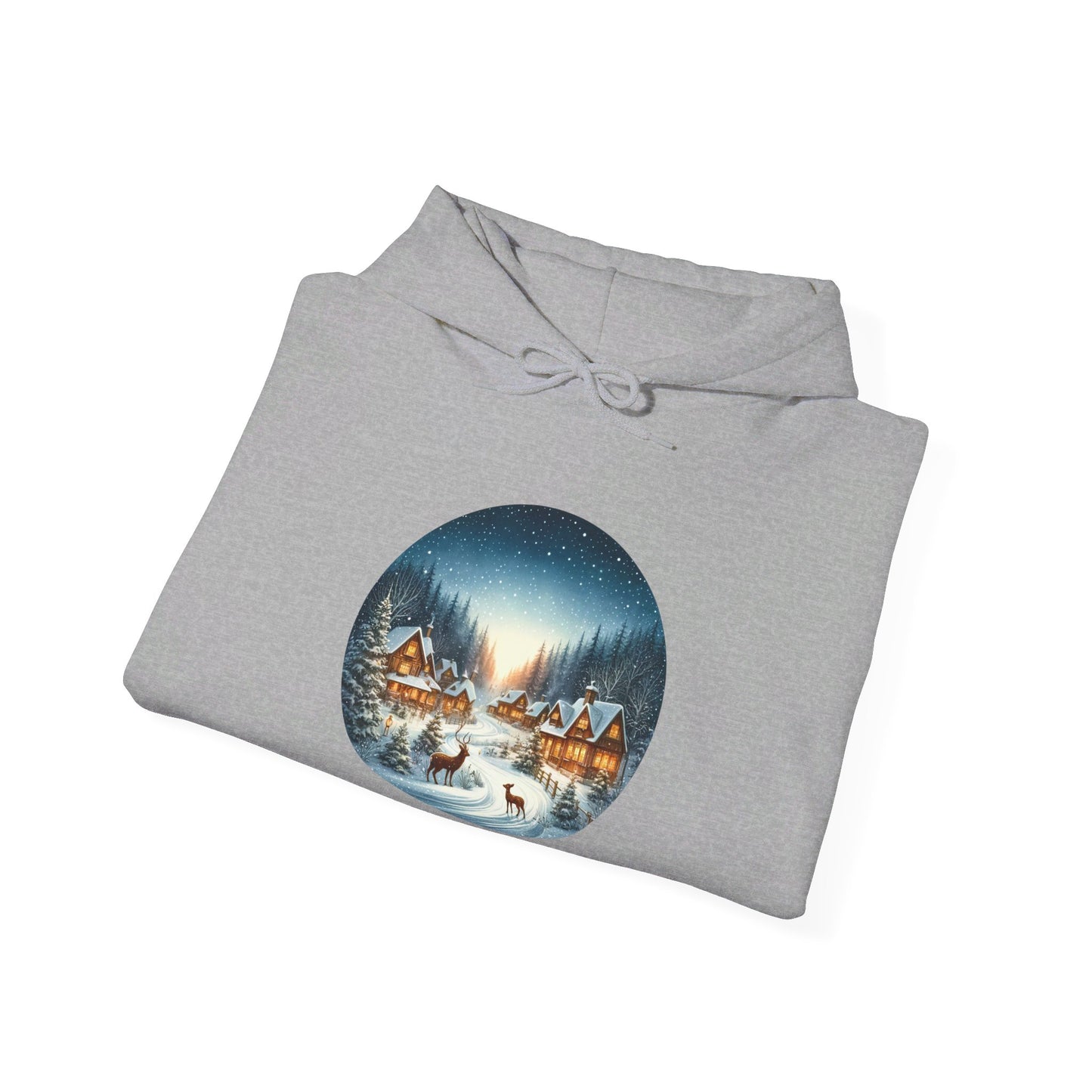 Magical Snowy Night - Hooded Sweatshirt