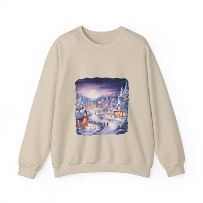 Snowy Christmas Village 3 - Sweatshirt