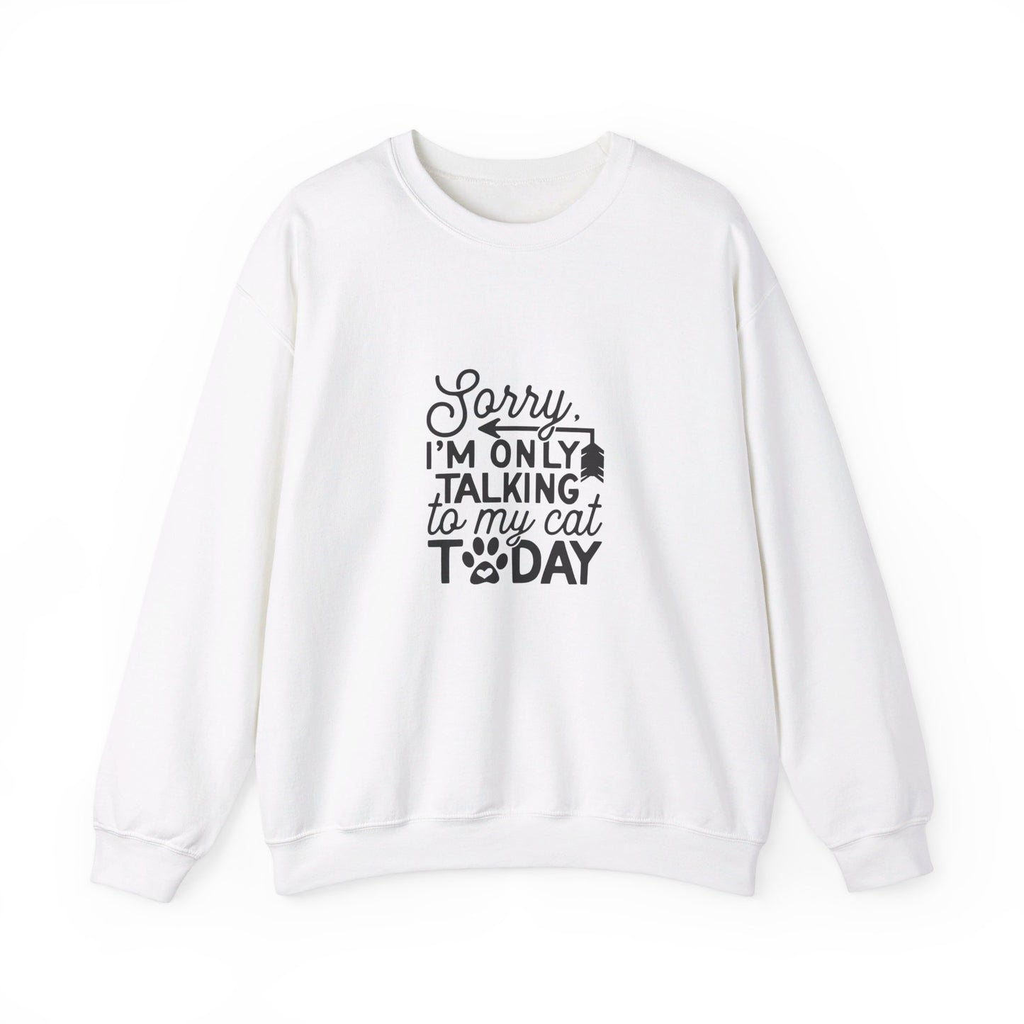 Sorry I'm Only Talking To My Cat - Sweatshirt